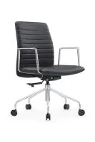 Кресло Riva Design Lino B2410 (экокожа черная)