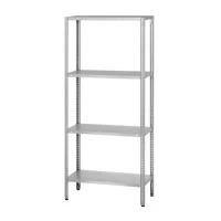Стеллаж полочный СПЛб «Base» 1800x600x600 со сплошной полкой (цинк)